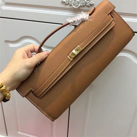 hermes brown clutch